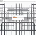 Industrial Piping System Structure With Parallel Metal Pipes And Support Frames