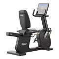 Modern Recumbent Exercise Bike With Comfortable Seat And Digital
