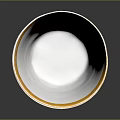 Elegant Classical Porcelain Cup With Intricate Golden Trim And Colorful Figurative Designs