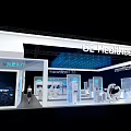 GE Healthcare Exhibition Booth With Modern Design And Medical Equipment