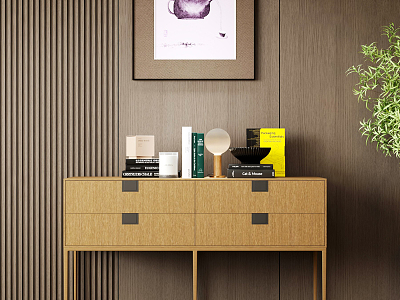 Modern Side Cabinet Entrance Cabinet model