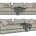Modern Multiplayer Sofa 3d model