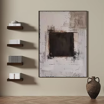 Light Luxury Decoration Painting 3d model