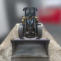 CT34 Utility Vehicle with Heavy Duty Bucket and Large Tires for Construction Tasks