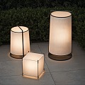 Modern landscape lamp lawn lamp garden lamp outdoor lamp camping lamp 3d model