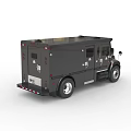 Black Heavy Duty Functional Vehicle With Armored Body And Secure Features