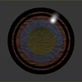 Medieval Shield Ancient Shield Defensive Weapon Ancient Shield Iron Shield Protective Shield Wooden Shield 3d model
