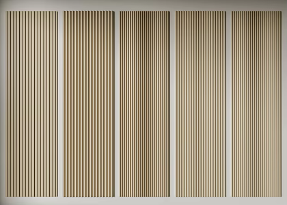 Modern Wall Panel Long Panel Wall Trim Panel 3d model