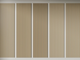 Modern Wall Panel Long Panel Wall Trim Panel 3d model