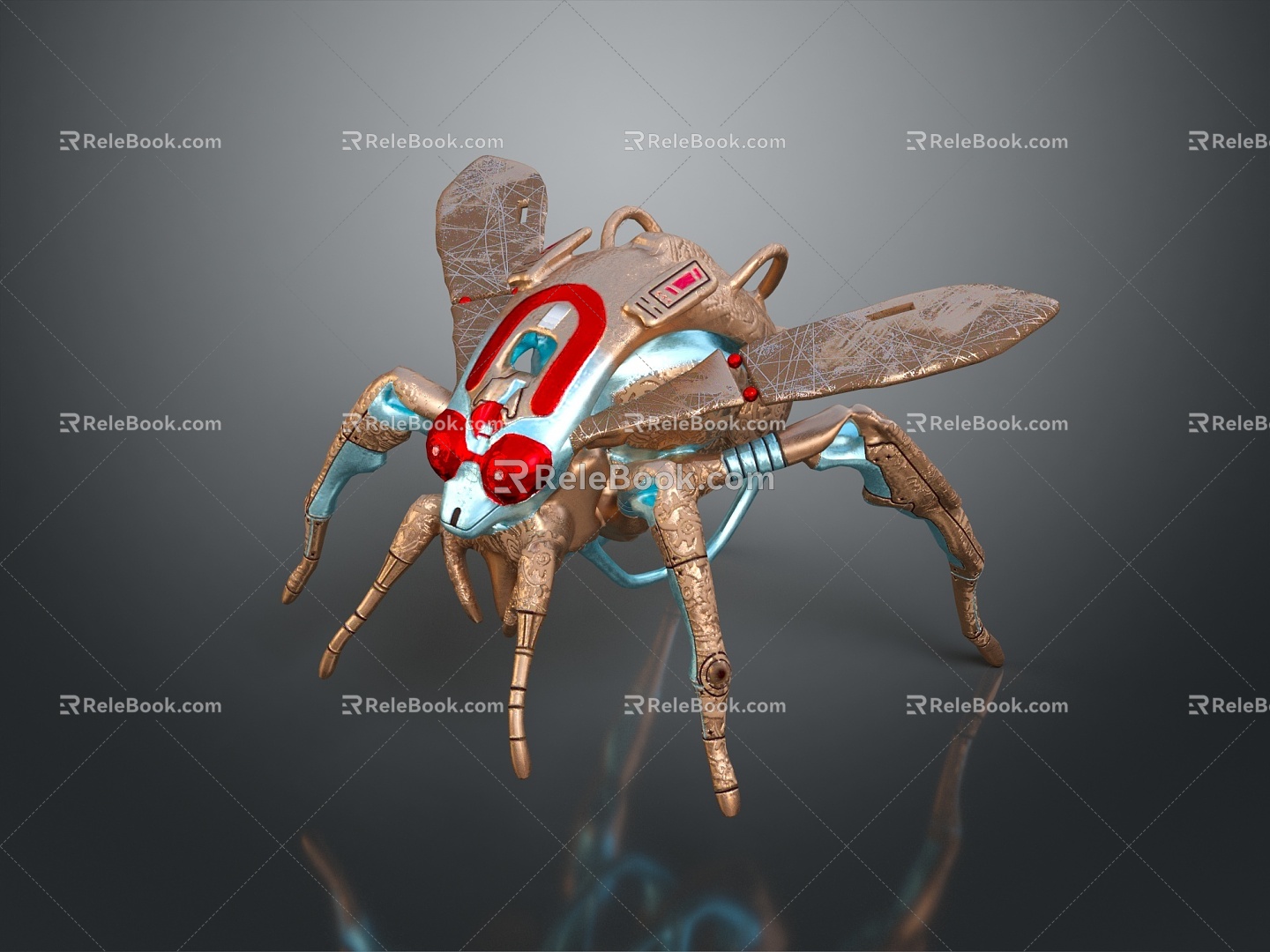 Alien Insects Sci-Fi Insects Magic Insects Strange Insects Fantasy Insects Insect Characters Game Characters 3d model