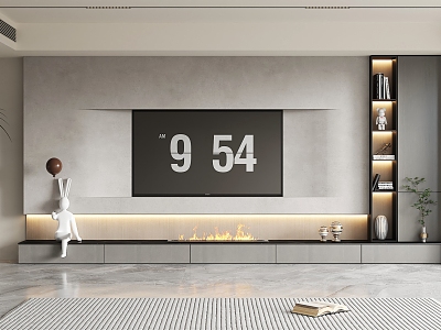 Modern TV Background Wall Living Room TV Background Wall TV Wall TV Cabinet 3d model