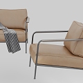 Single sofa 3d model