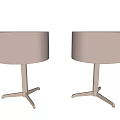 Minimalist Table Lamp Simple Metal Table Lamp Stainless Steel Metal Table Lamp Bedside Lamp Creative Art Table Lamp 3d model