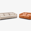 Chivas Sofa Lying Bed Fabric Sofa Fashion 3d model