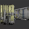 Modern Engine Racing Engine Racing Engine Car Engine 3d model