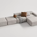 Modern Edra Combination Sofa 3d model