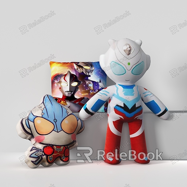 Children's Pillow Ultraman Pillow Ultraman Pillow Pillow Doll model