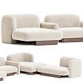 POP sofa Delcourt series N3 3d model