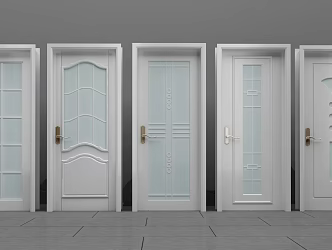 Set door assembly 3d model
