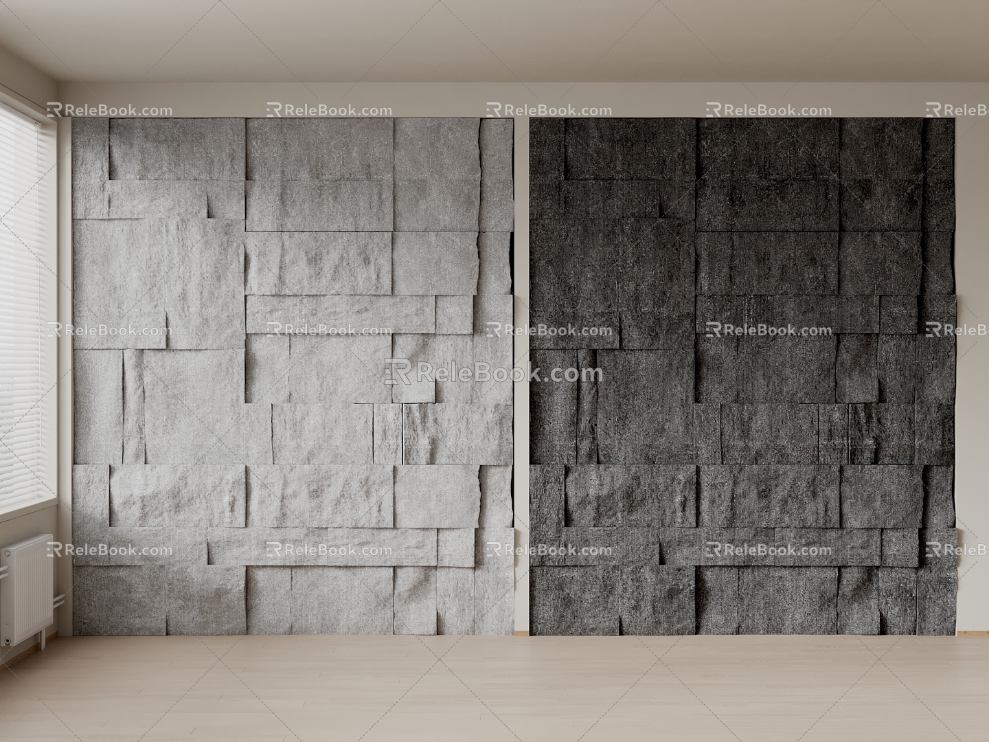 Modern Stone Wall Material Stone Wall 3d model