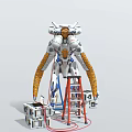 Modern Robots Space Program Battle Mechanics Star Wars 3d model