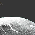 Natural Microtopography With Green Grassland Scattered Rocks And Winding Path