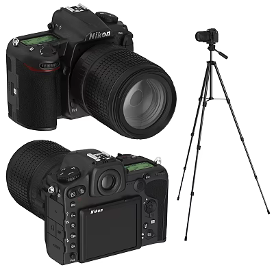 modern camera slr camera 3d model modern camera slr camera 3d model