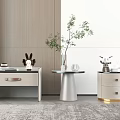 Modern bedside table 3d model