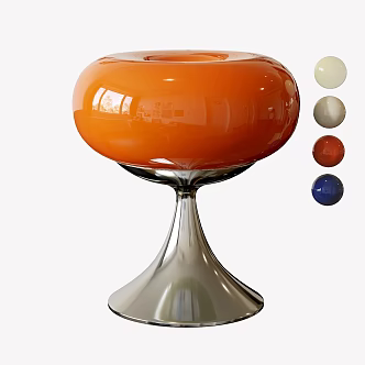 Antique Table Lamp Glass Table Lamp 3d model