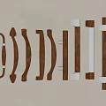 Modern Middle Ancient Handhandle 3d model