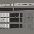 Various Types Of Electrical Switches And Sockets In White Black Gray Designs