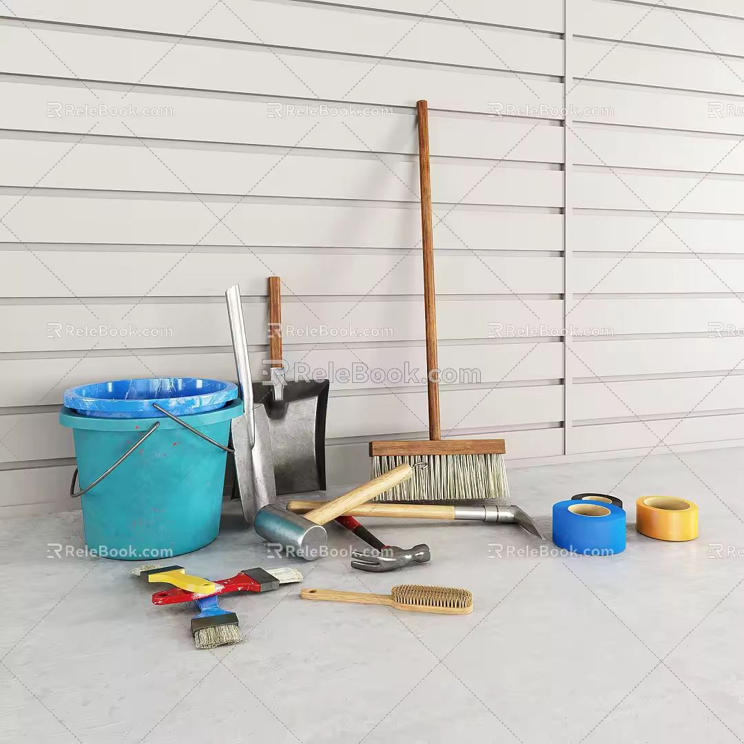 Modern tools Labor tools 3d model
