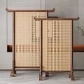 Screen partition 3d model
