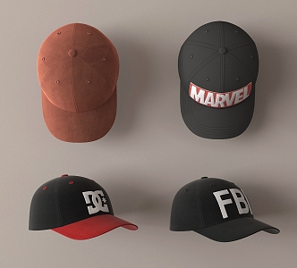 Modern hat 3d model