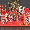 Year of the Snake Beauty Chen 2025 New Year Beauty Chen Spring Festival Beauty Chen Men Ying Tou New Year's Day Beauty Chen 3d model