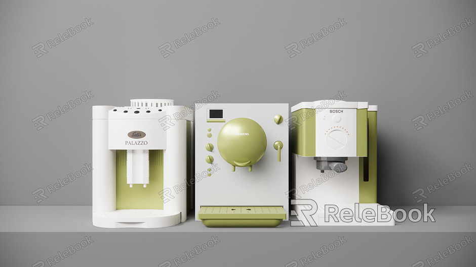 Modern coffee machine model