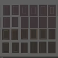 Collection Of Wooden Cabinet Doors With Various Styles And Designs