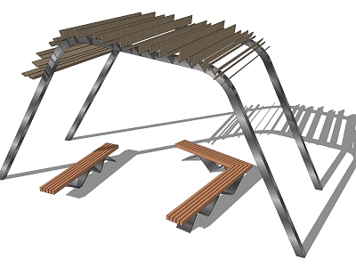 Modern gallery structure model