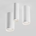 Sleek Modern Downlights And Spotlights With White Cylindrical Design And Bright Lighting