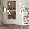 Modern floor lamp floor lamp combination 3d model