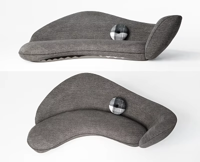 Modern multi-person sofa sofa leisure sofa sofa pillow curved sofa 3d model