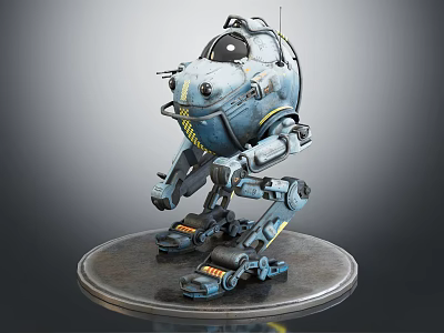Industrial LOFT Robot Machine Warrior Machine Warfighter 3d model