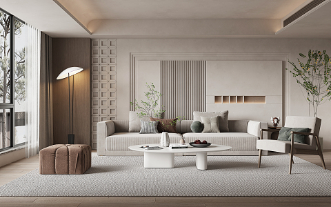 The Silent Living Room 3d model