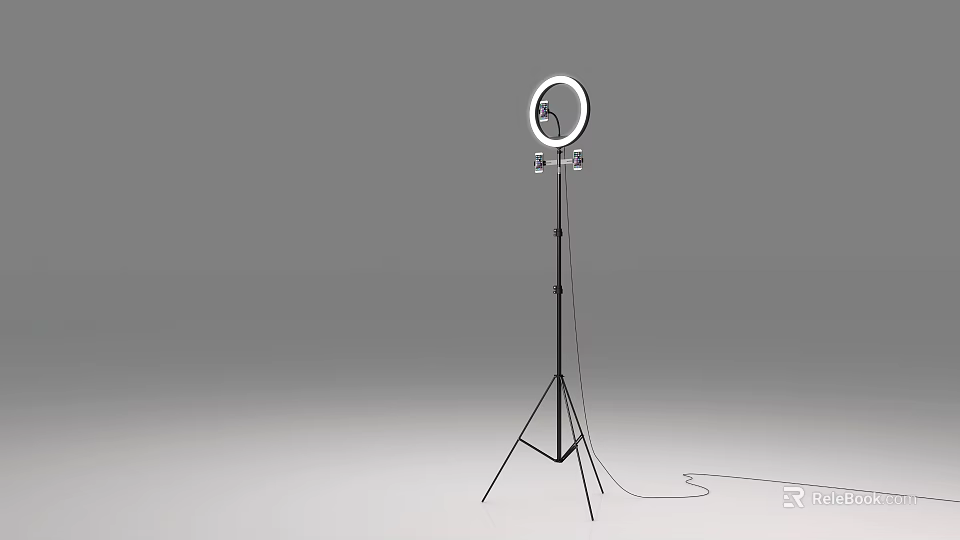 LED Ring Light with Tripod Stand for Photography and Video Shooting 3d model 