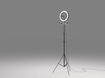 LED Ring Light with Tripod Stand for Photography and Video Shooting 3d model