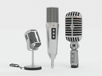 Modern Microphone 3d model