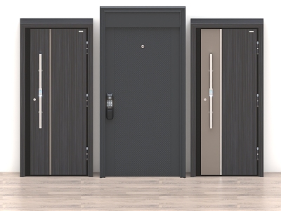 Security Door Wooden Door Glass Door Room Door Meeting Room Door Password Door Single Door Double Door 3d model