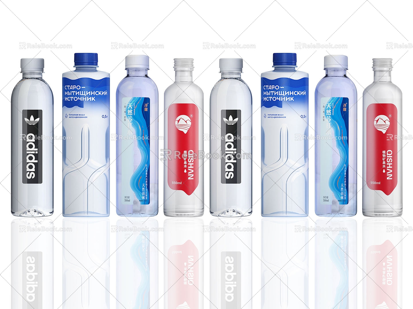 Mineral Water Drinking Water Bottle Nongfu Spring Yibao Beverage Bottle Soda Water Bottled Water Purified Water 3d model