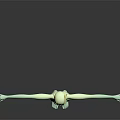Pale Fairy Character With Glowing Blue Wings And Outstretched Arms In Game Movie