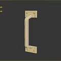 Durable Metal Hardware Tool Bracket with Mounting Holes and Sturdy Design